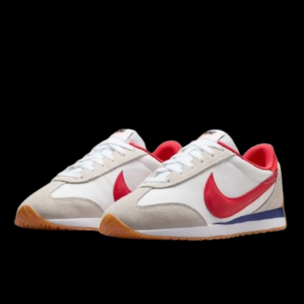 Nike Pacific Mens Size 10 White Light Crimson Deep Royal Blue Platinum Orange